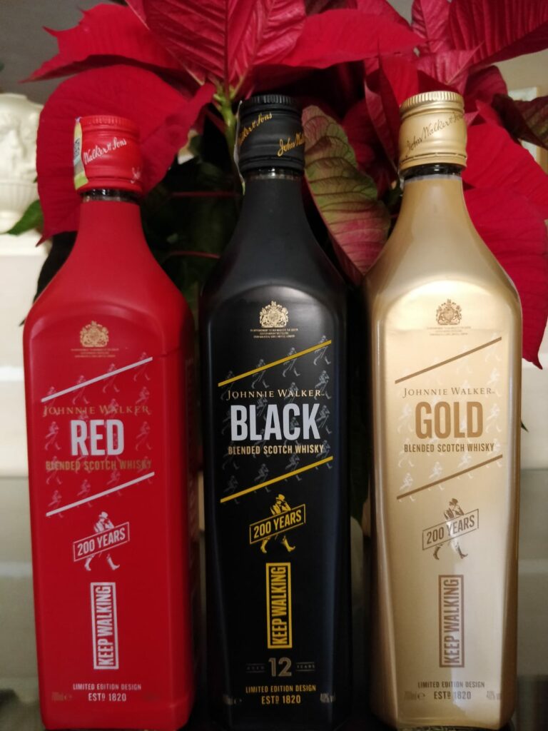 A trio of Johnnie Walker for Christmas and all year long!